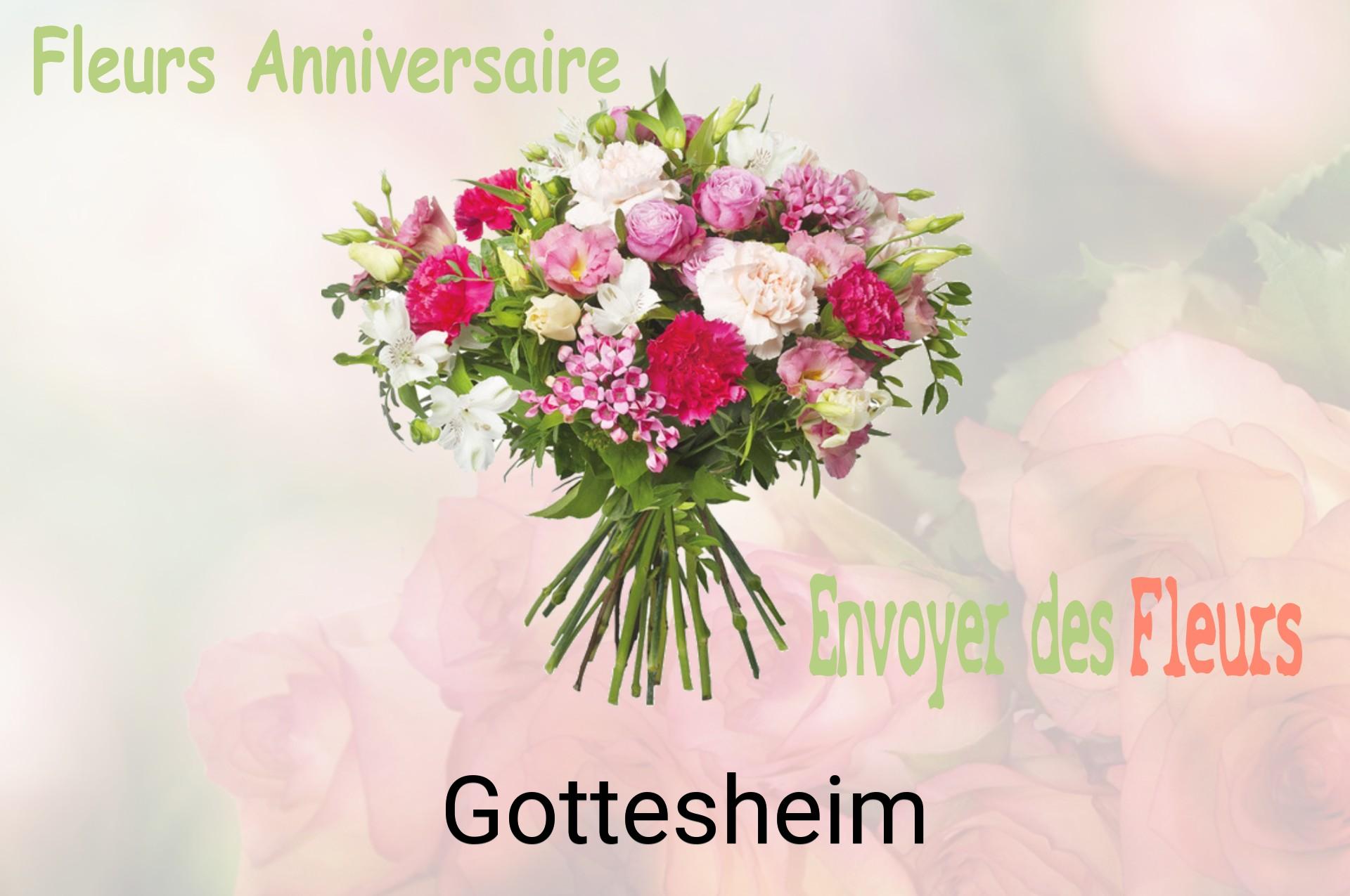 Bouquet de fleurs d’anniversaire livré à Gottesheim