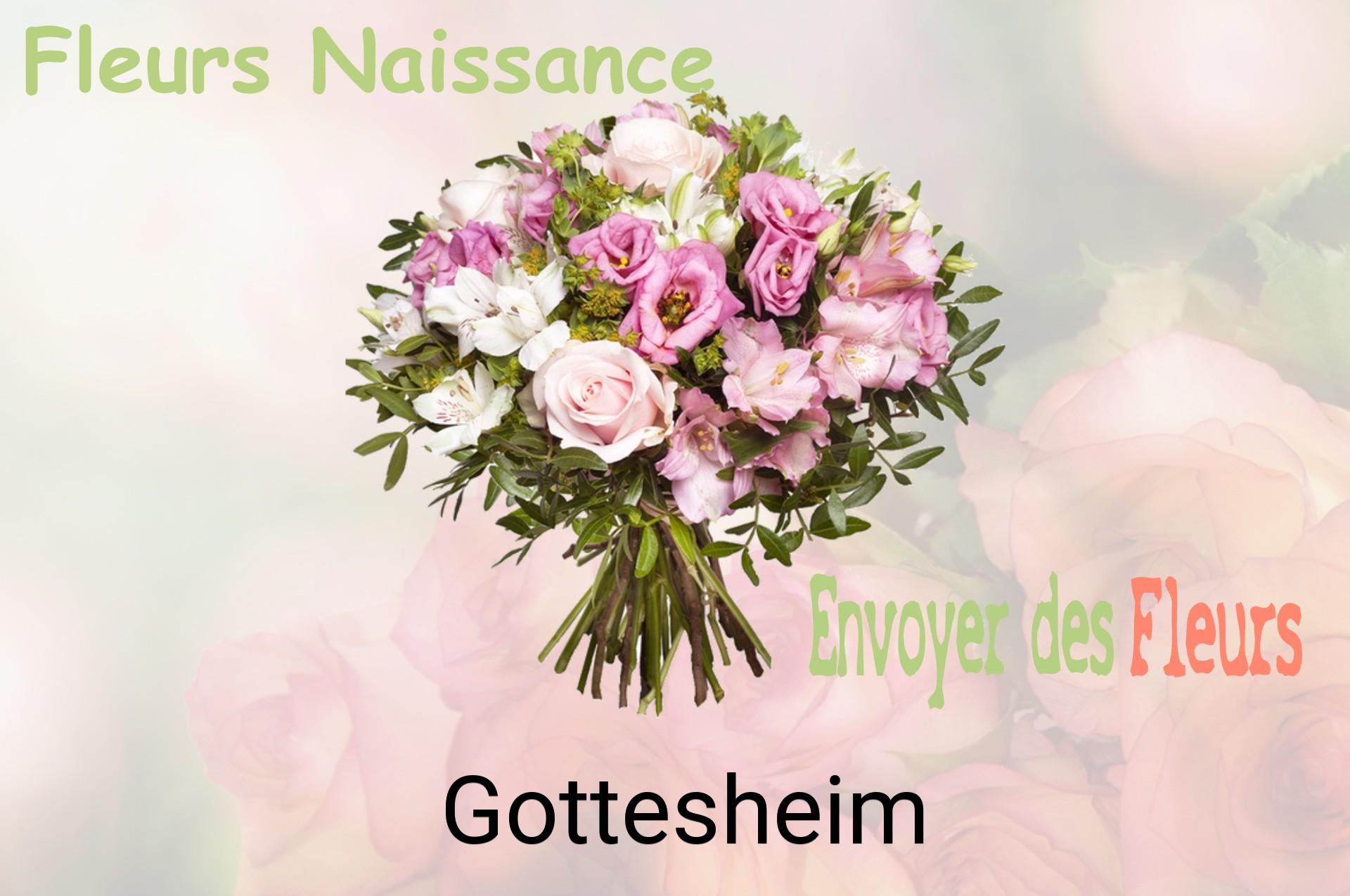 Bouquet de fleurs de naissance livré à Gottesheim